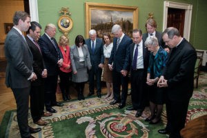 President Trump in Prayer